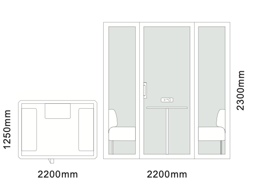 DuoKabin dimensions diagram