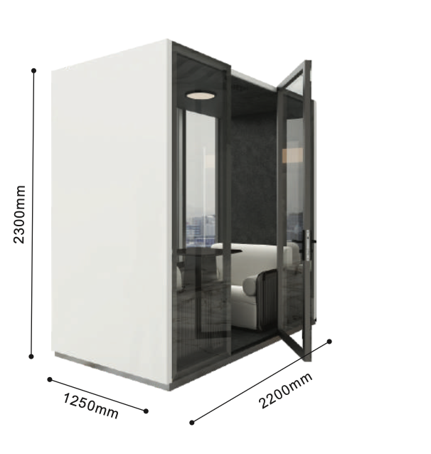DuoKabin with dimensions