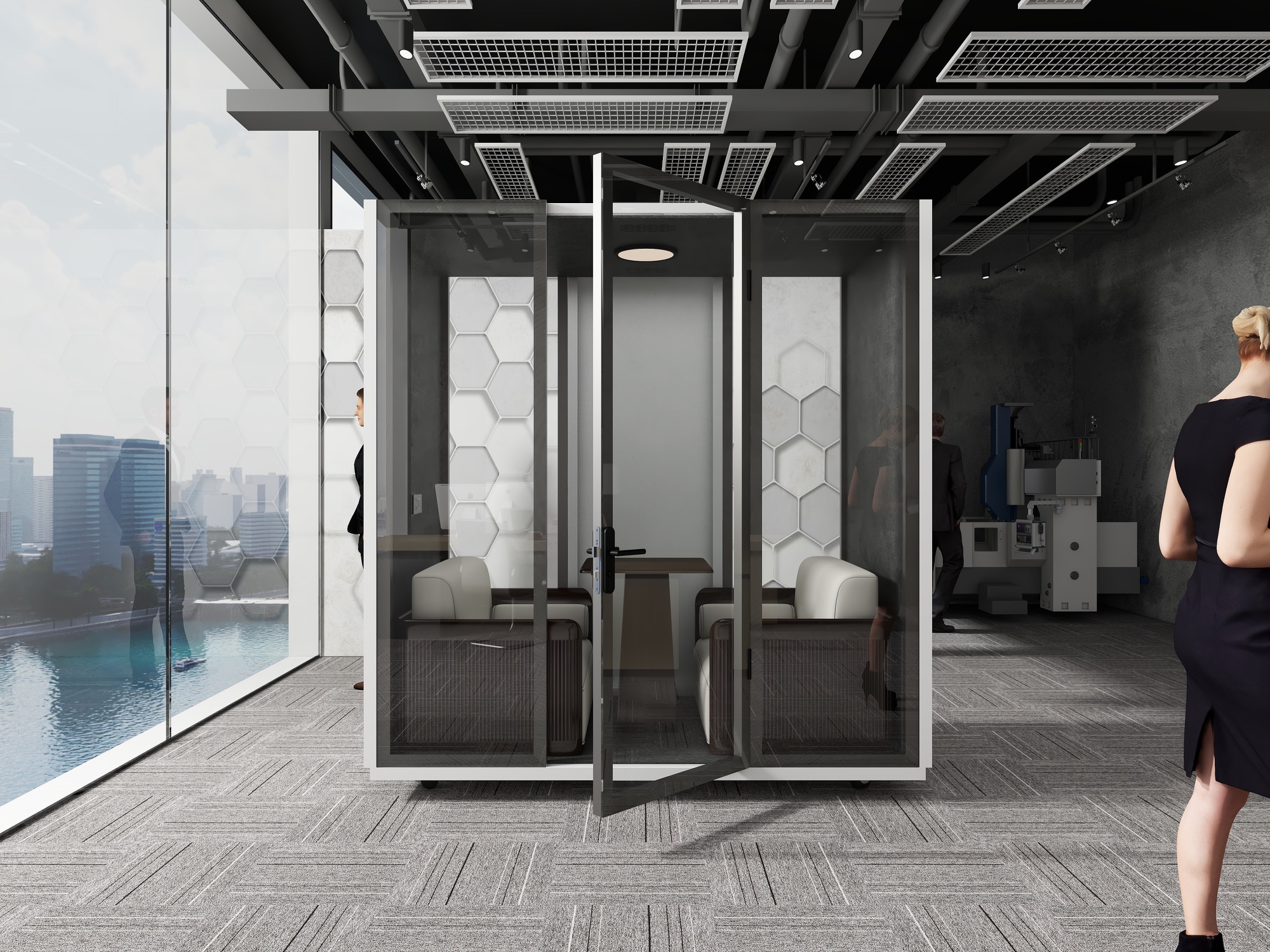 DuoKabin meeting pod in an office