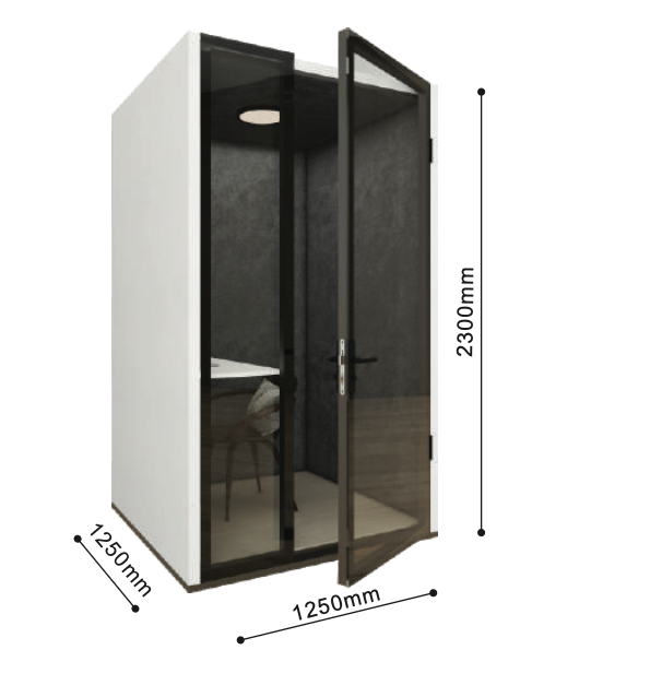 SoloKabin with dimensions