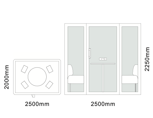 TeamKabin dimensions diagram